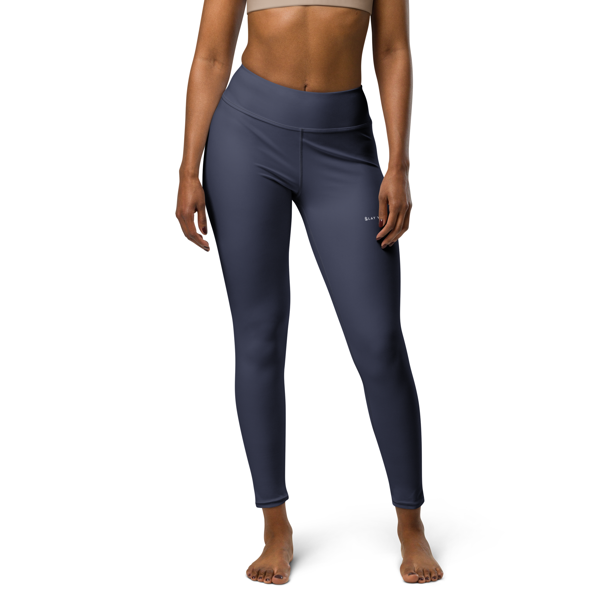 Basics - Navy High-Waist Leggings