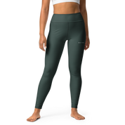 Basics - Green High-Waist Leggings