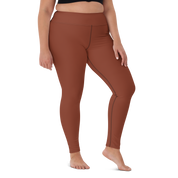 Basics - Terracotta High-Waist Leggings