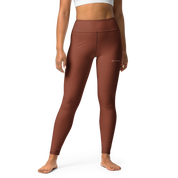 Basics - Terracotta High-Waist Leggings