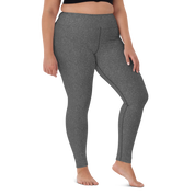 Heather Dark Grey High-Waist Leggings