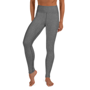 Heather Dark Grey High-Waist Leggings