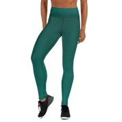 Green Faded High-Waist Leggings