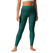 Green Faded High-Waist Leggings