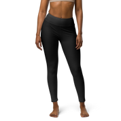 Black Faded High-Waist Leggings