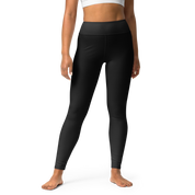 Black Faded High-Waist Leggings