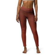 Faded - Terracotta High-Waist Leggings