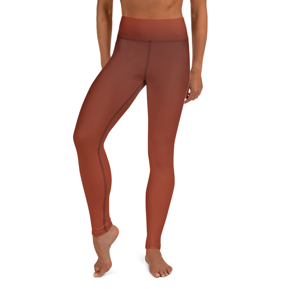 Faded - Terracotta High-Waist Leggings