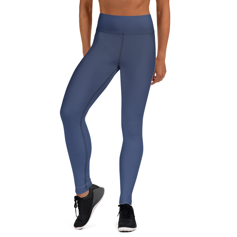 Navy Faded High-Waist Leggings