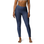 Navy Faded High-Waist Leggings