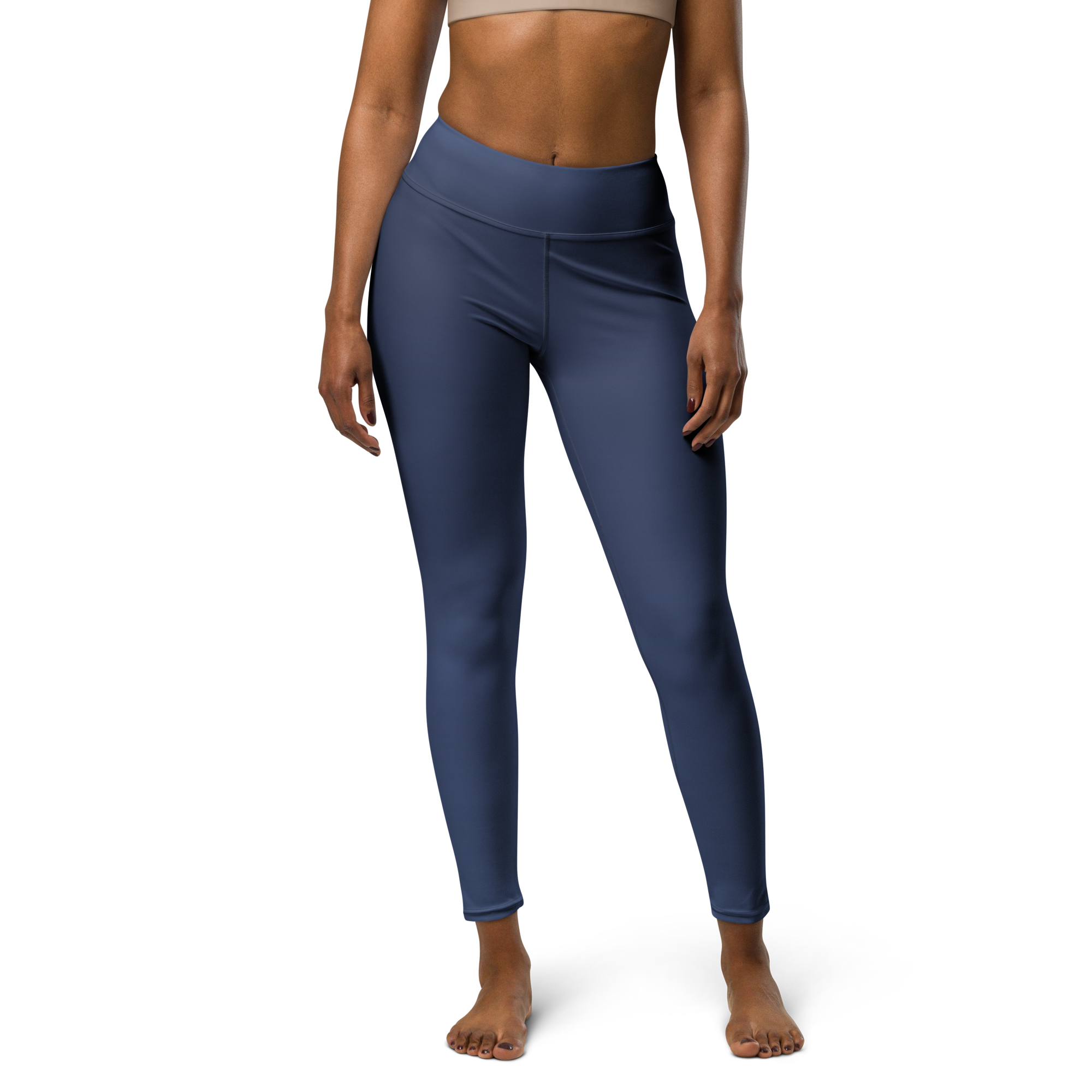 Navy Faded High-Waist Leggings