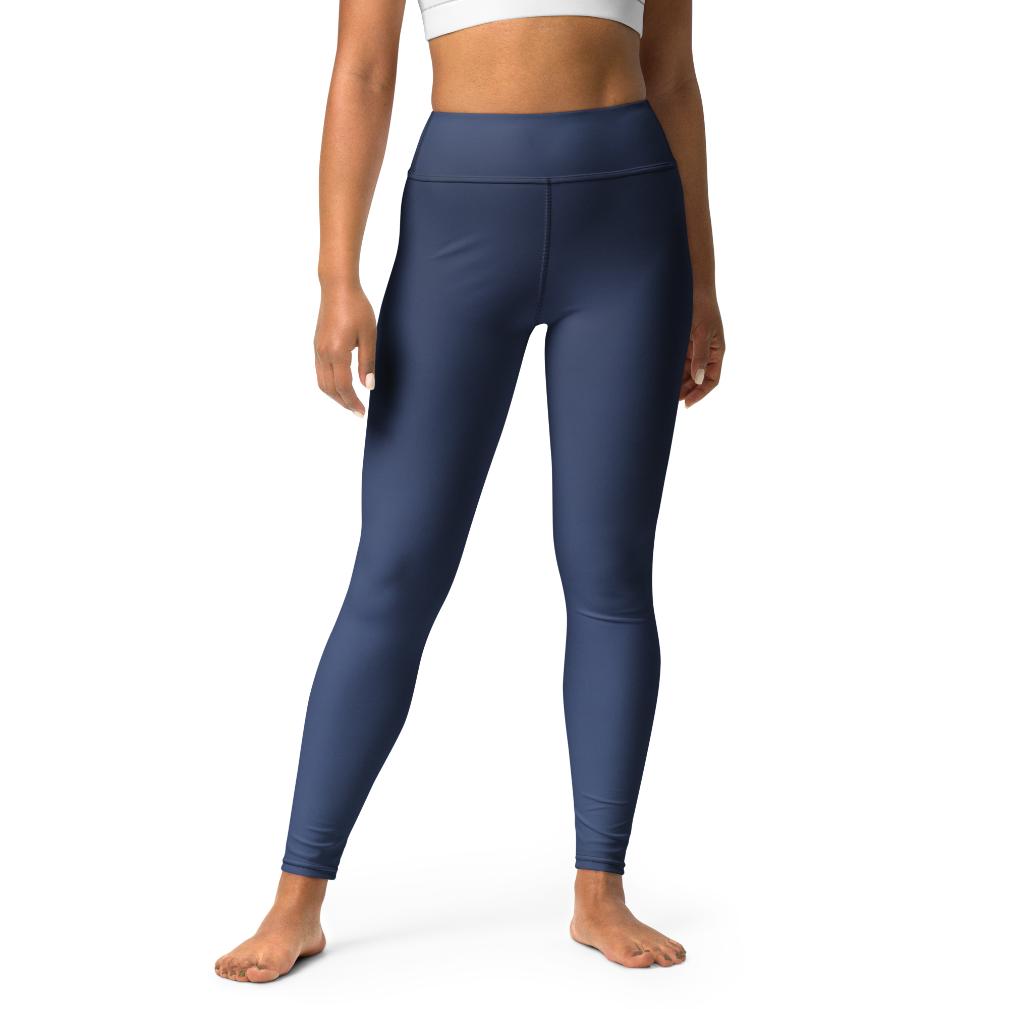 Navy Faded High-Waist Leggings