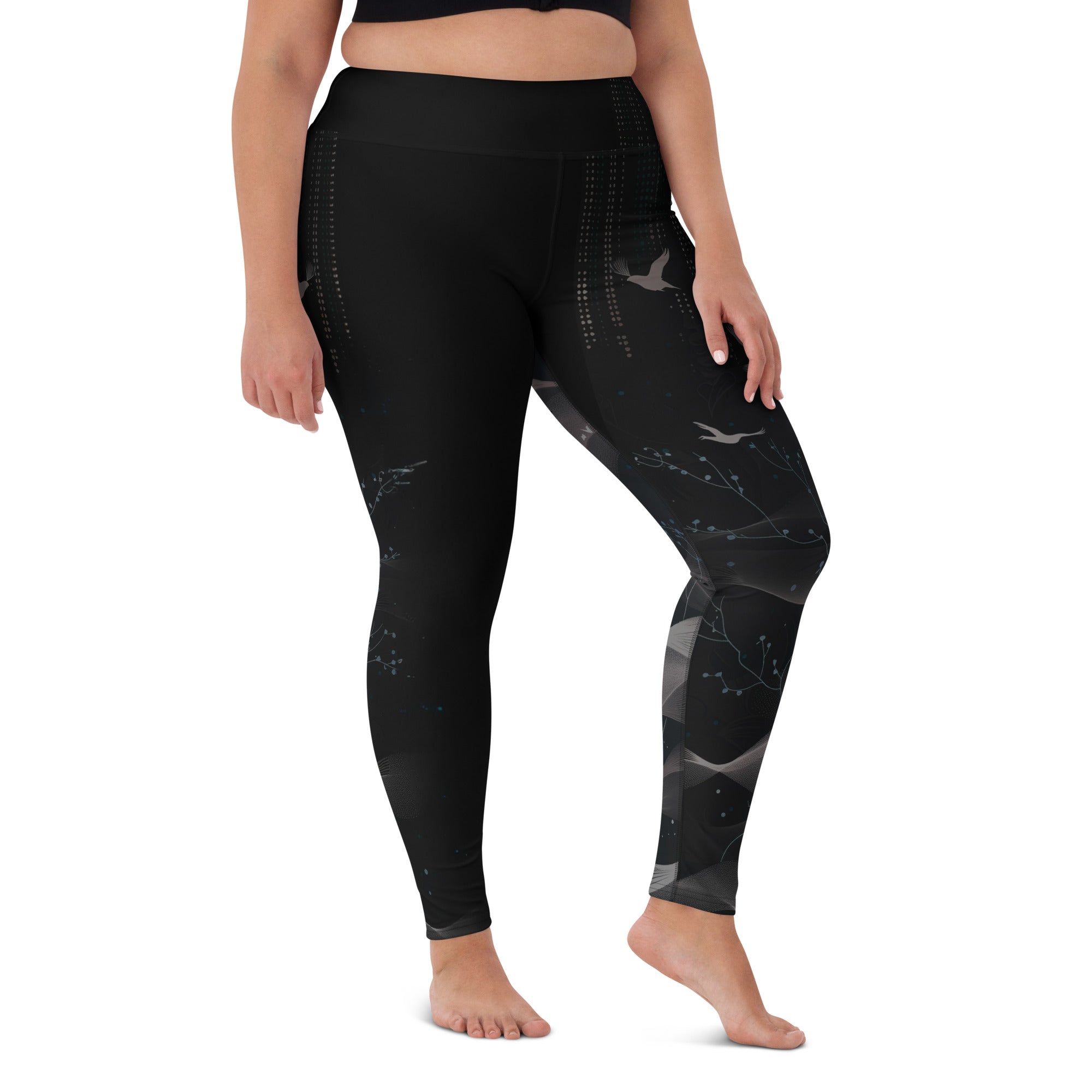 Inner - Black High-Waist Leggings