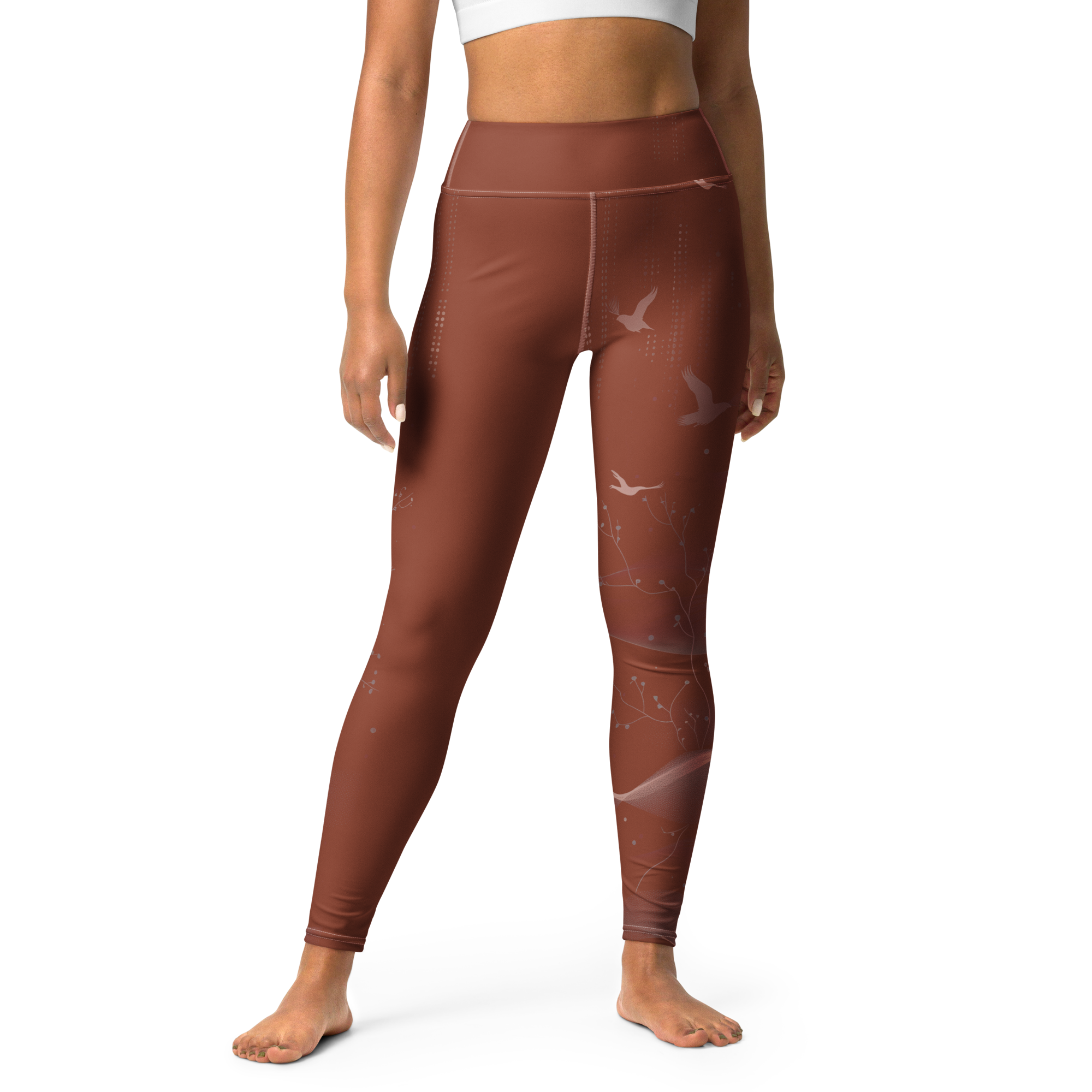 Inner - Terracotta High-Waist Leggings