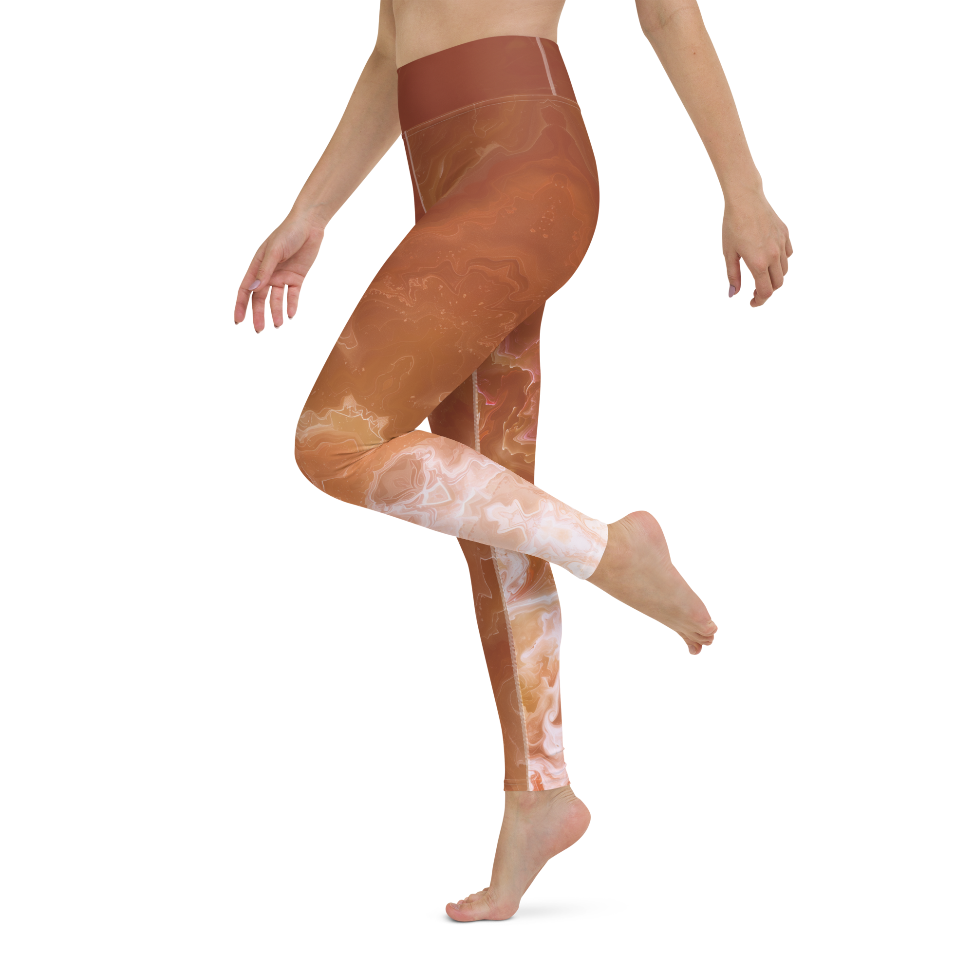 Awaken - Terracotta High-Waist Leggings