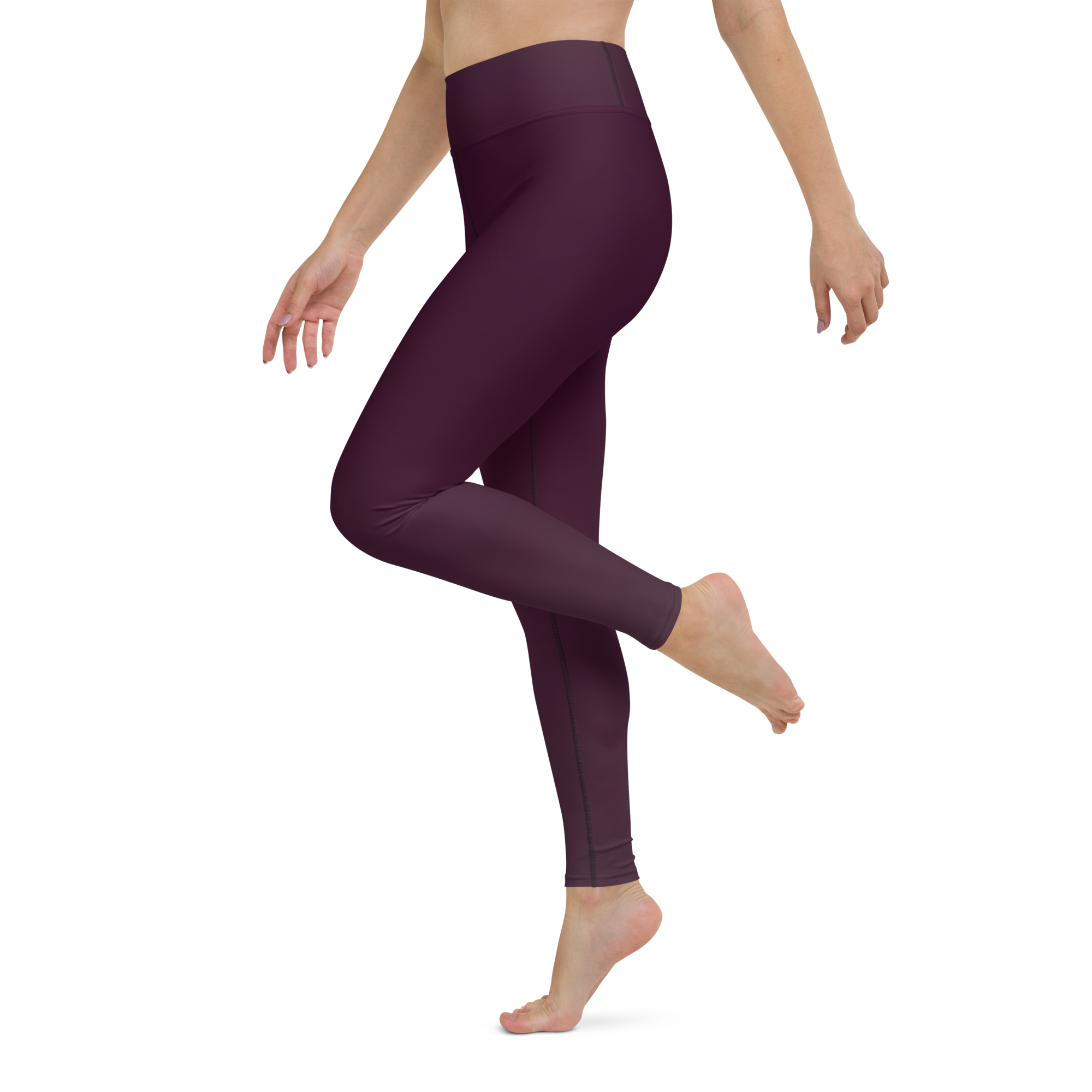 Faded - Eggplant High-Waist Leggings