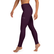 Basics - Eggplant High-Waist Leggings