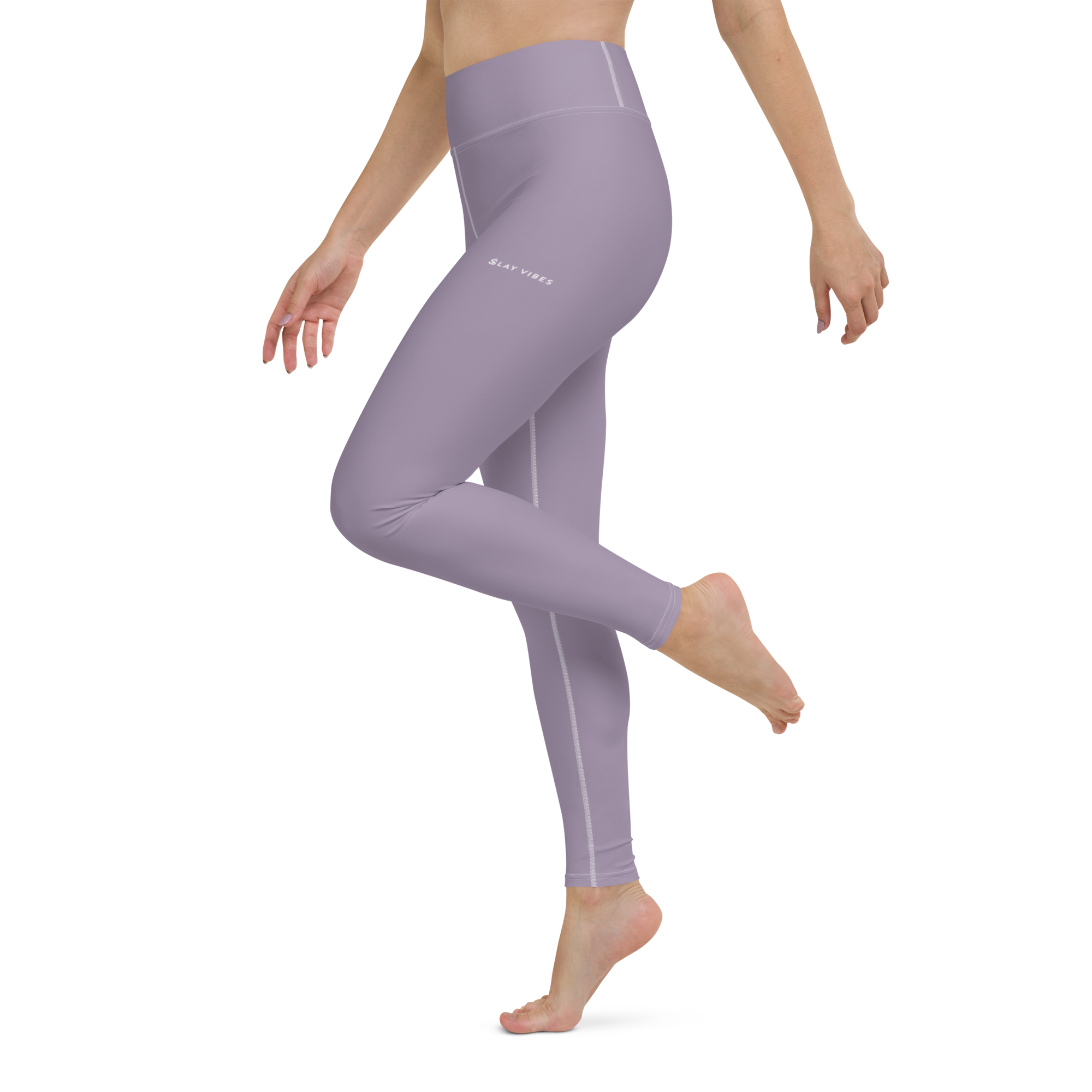 Basics - Lavender High-Waist Leggings