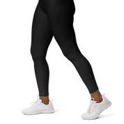 Black Faded High-Waist Leggings