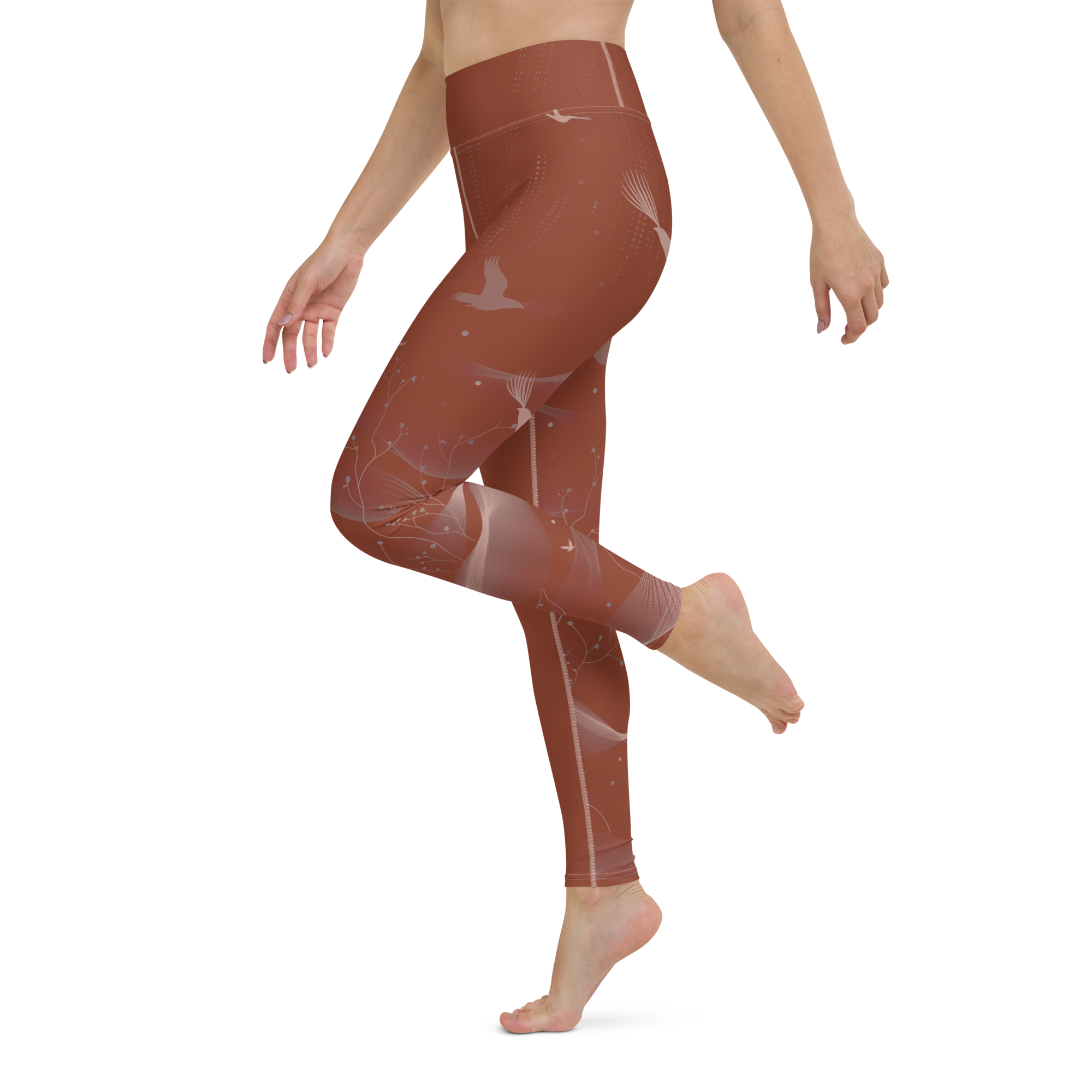 Inner - Terracotta High-Waist Leggings