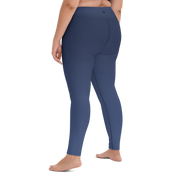 Navy Faded High-Waist Leggings