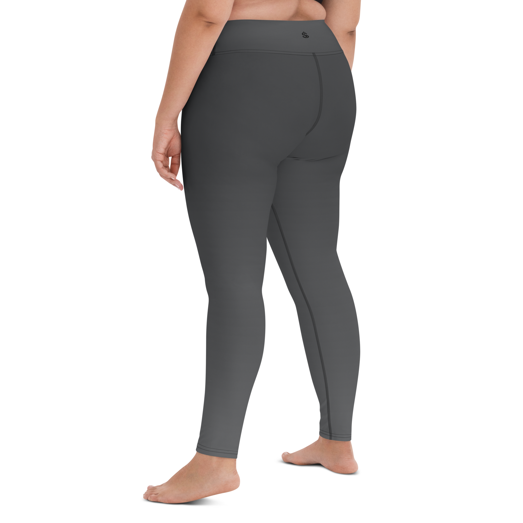 Faded Anthracite High-Waist Leggings