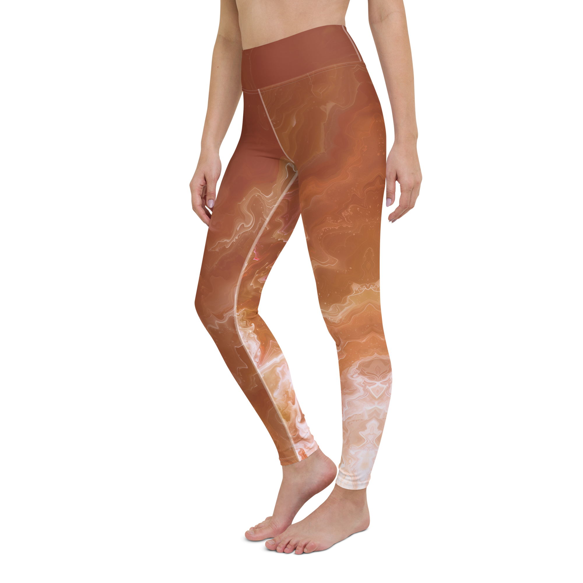 Awaken - Terracotta High-Waist Leggings