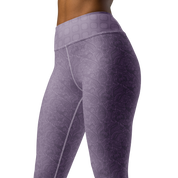 Lavender Paisley High-Waist Leggings