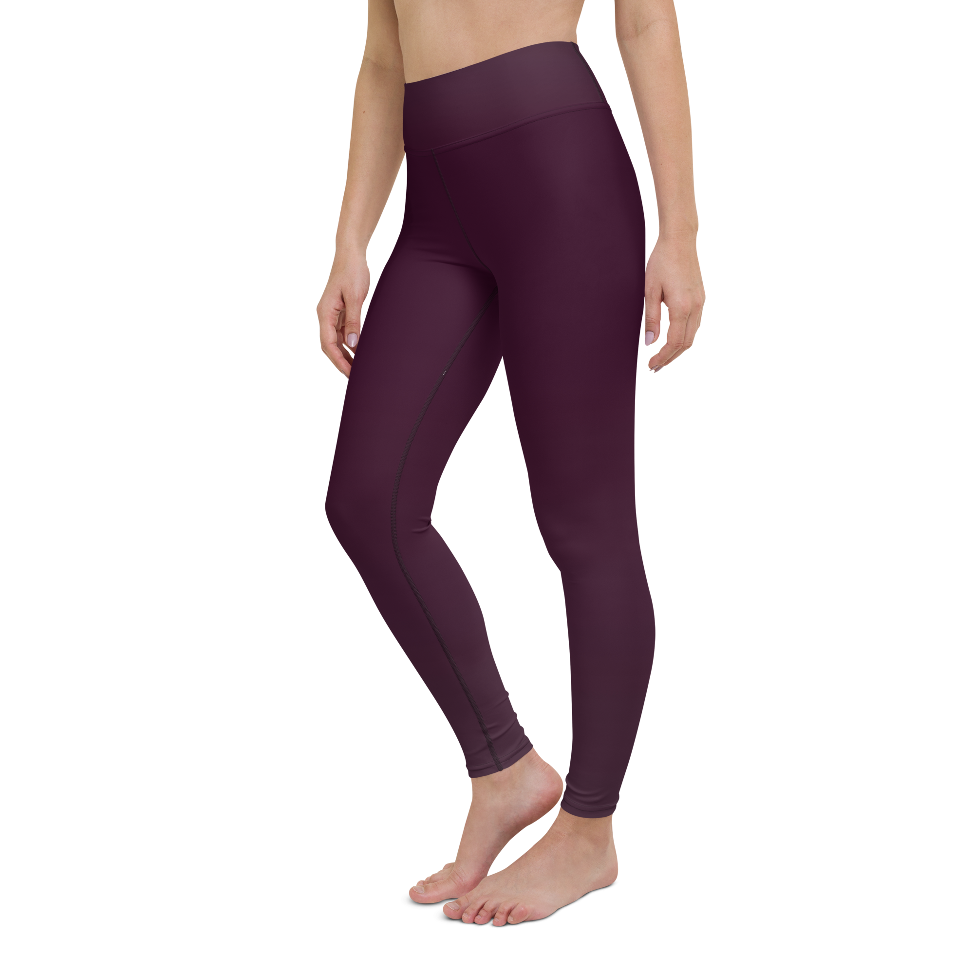 Faded - Eggplant High-Waist Leggings