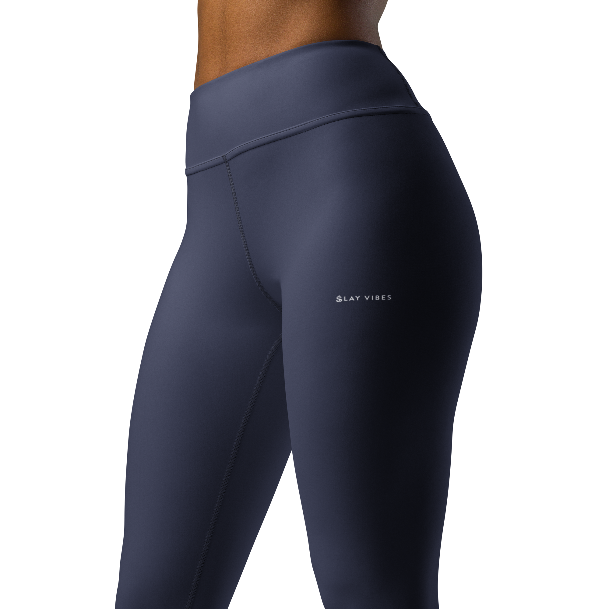 Basics - Navy High-Waist Leggings