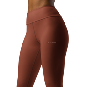 Basics - Terracotta High-Waist Leggings