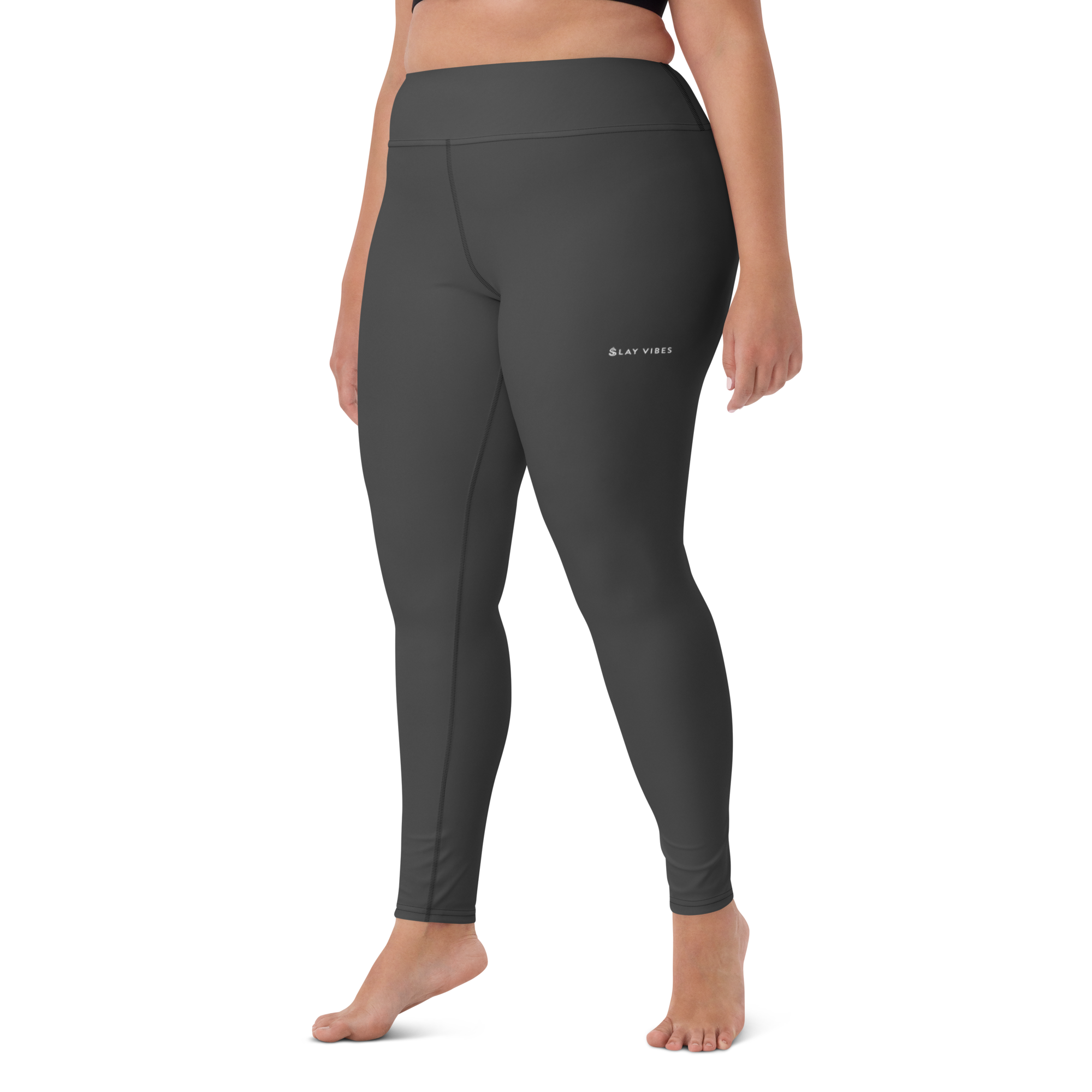 Basics - Anthracite High-Waist Leggings