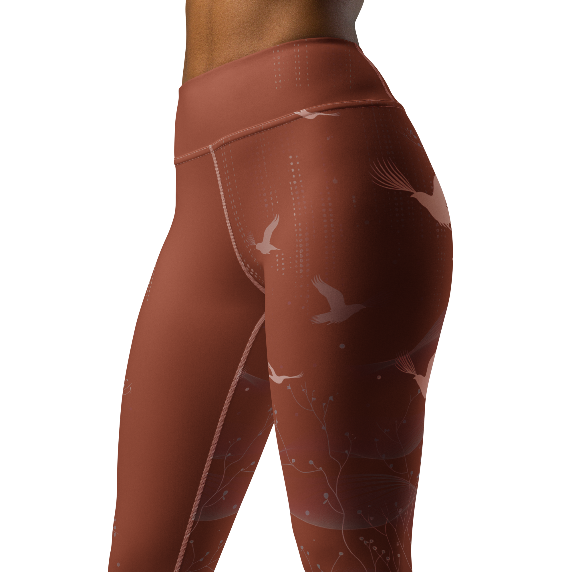 Inner - Terracotta High-Waist Leggings