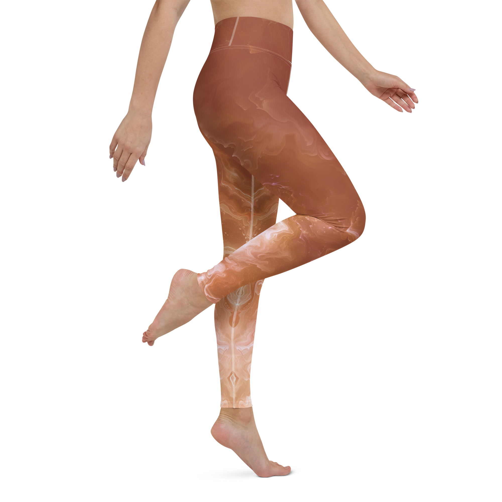 Awaken - Terracotta High-Waist Leggings