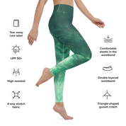 Awaken - Green High-Waist Leggings