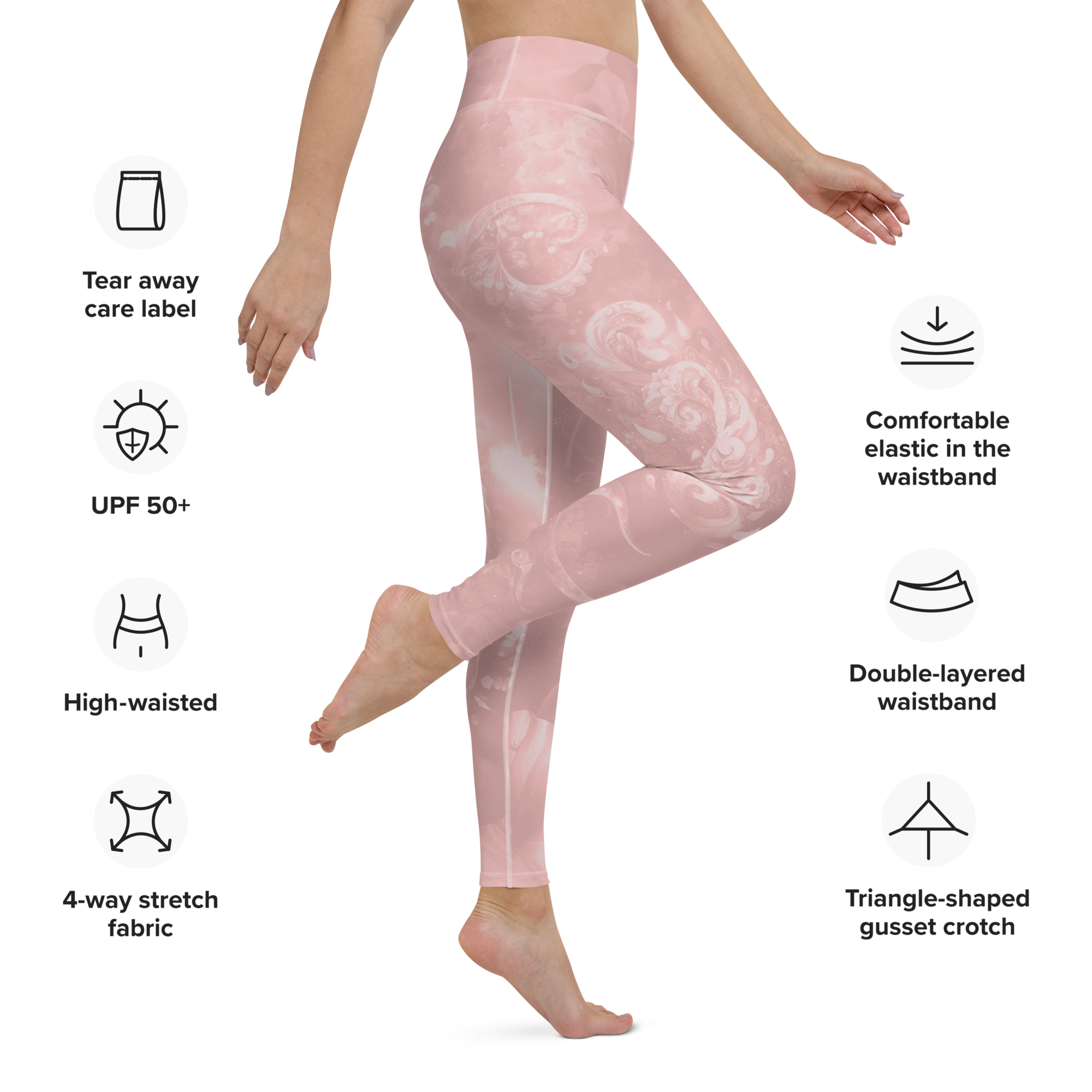 Believe - Rose High-Waist Leggings