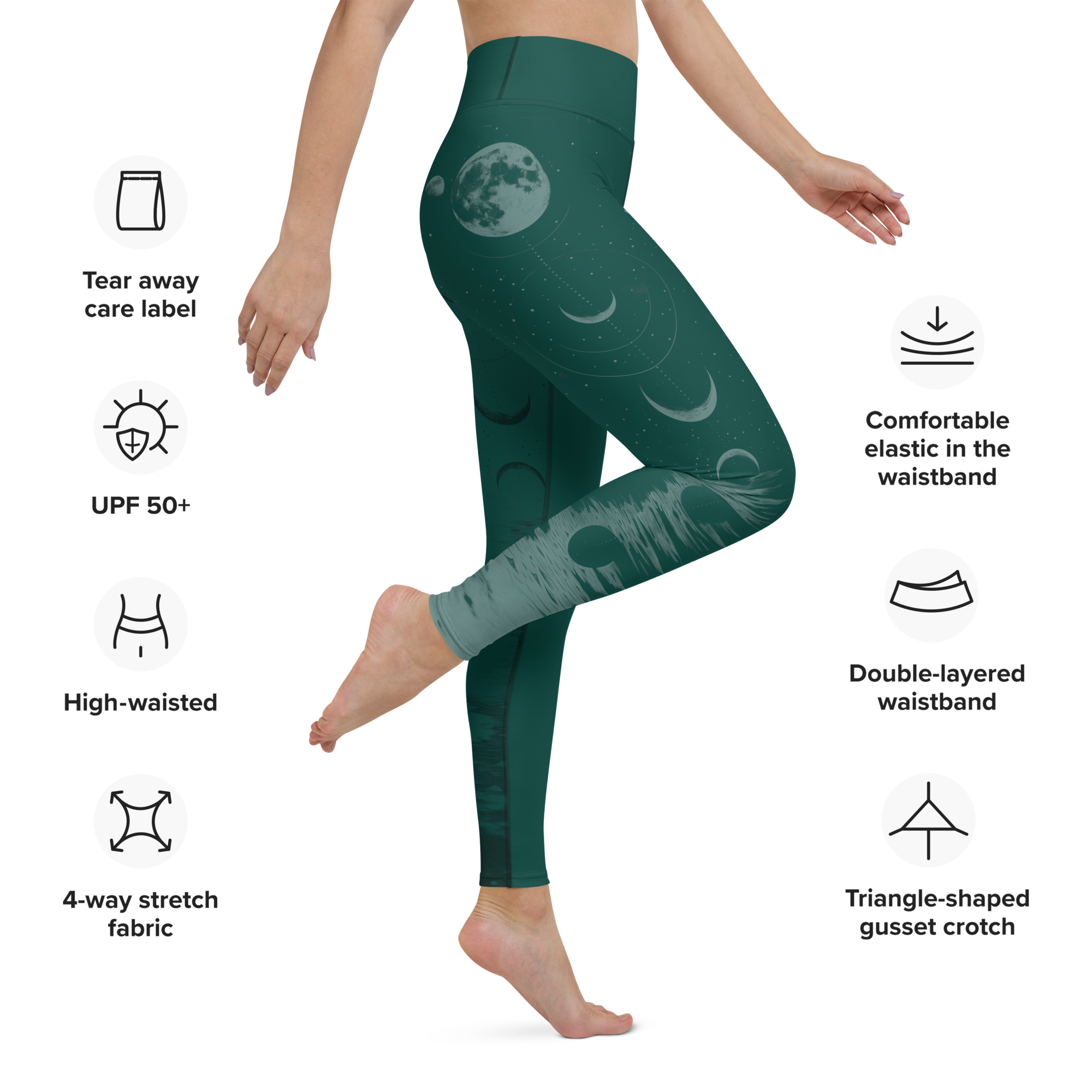 Soul - Green High-Waist Leggings