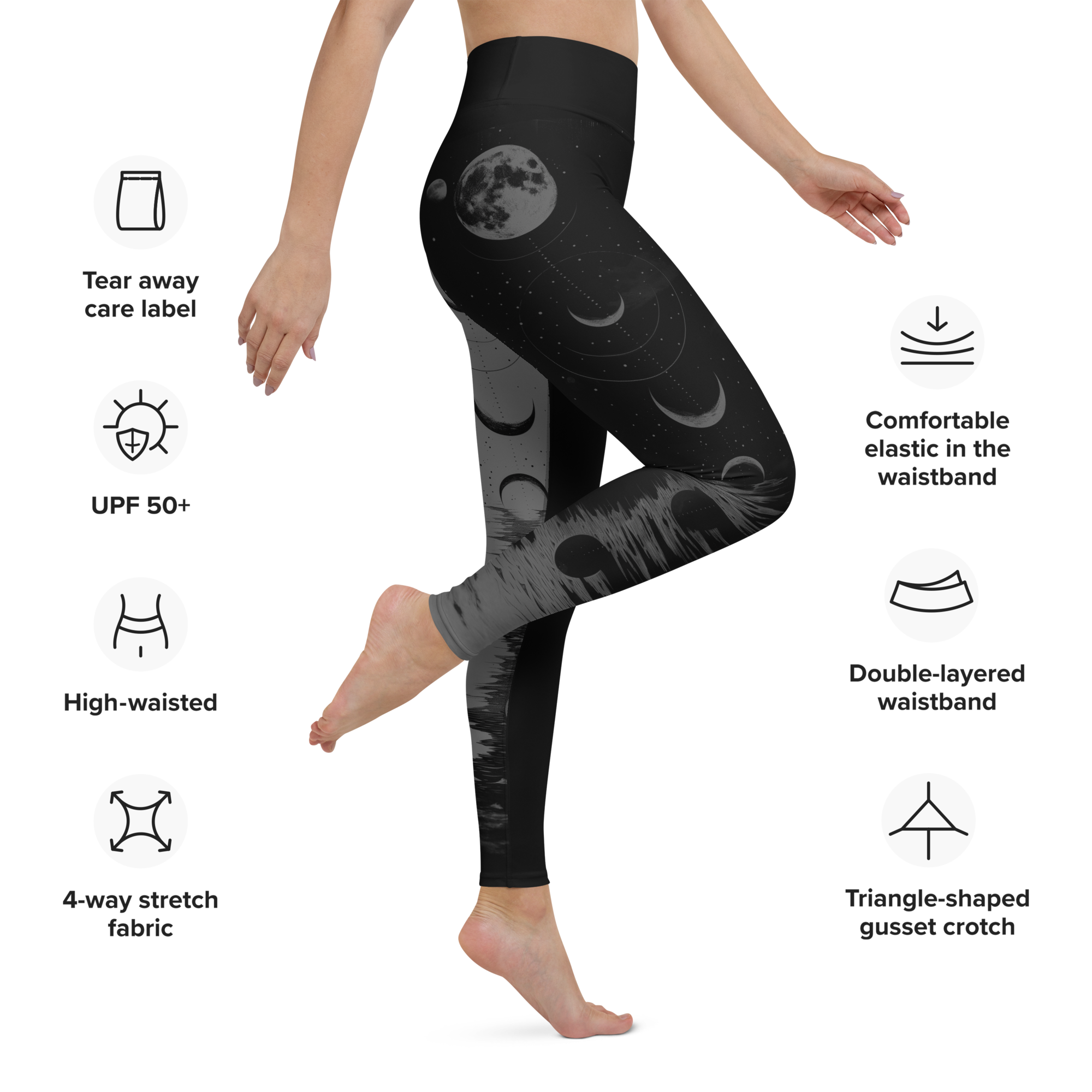 Soul - Black High-Waist Leggings