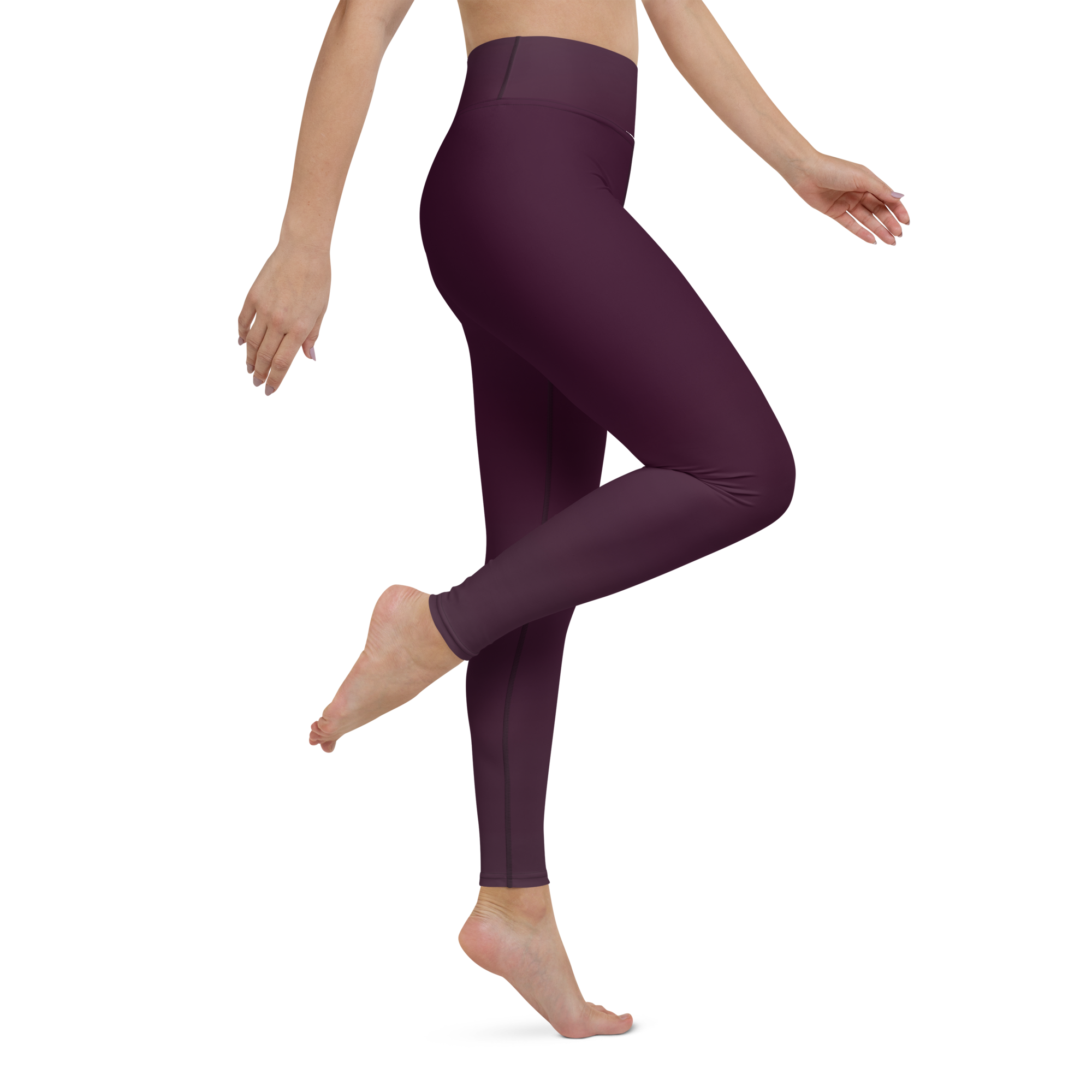 Faded - Eggplant High-Waist Leggings