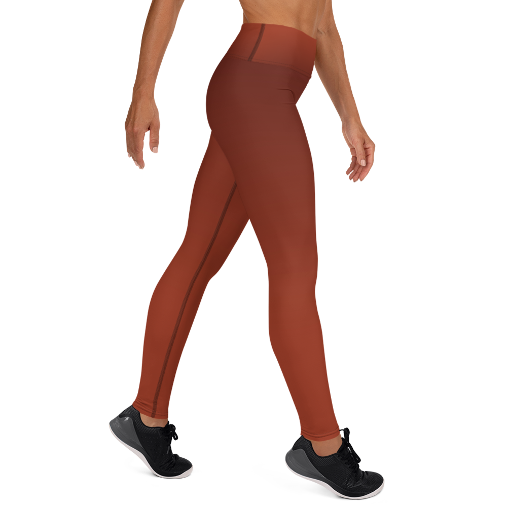 Faded - Terracotta High-Waist Leggings