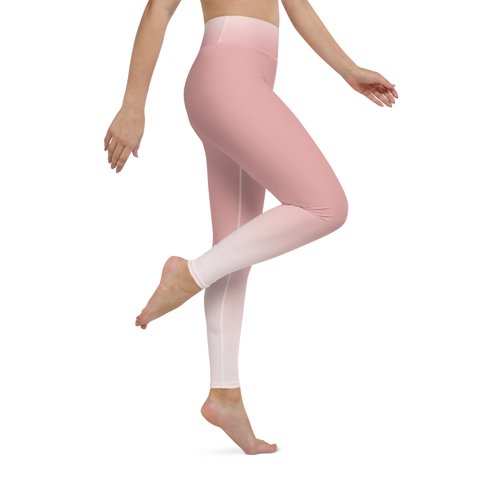 Rose Faded High-Waist Leggings