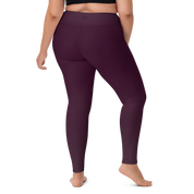 Faded - Eggplant High-Waist Leggings