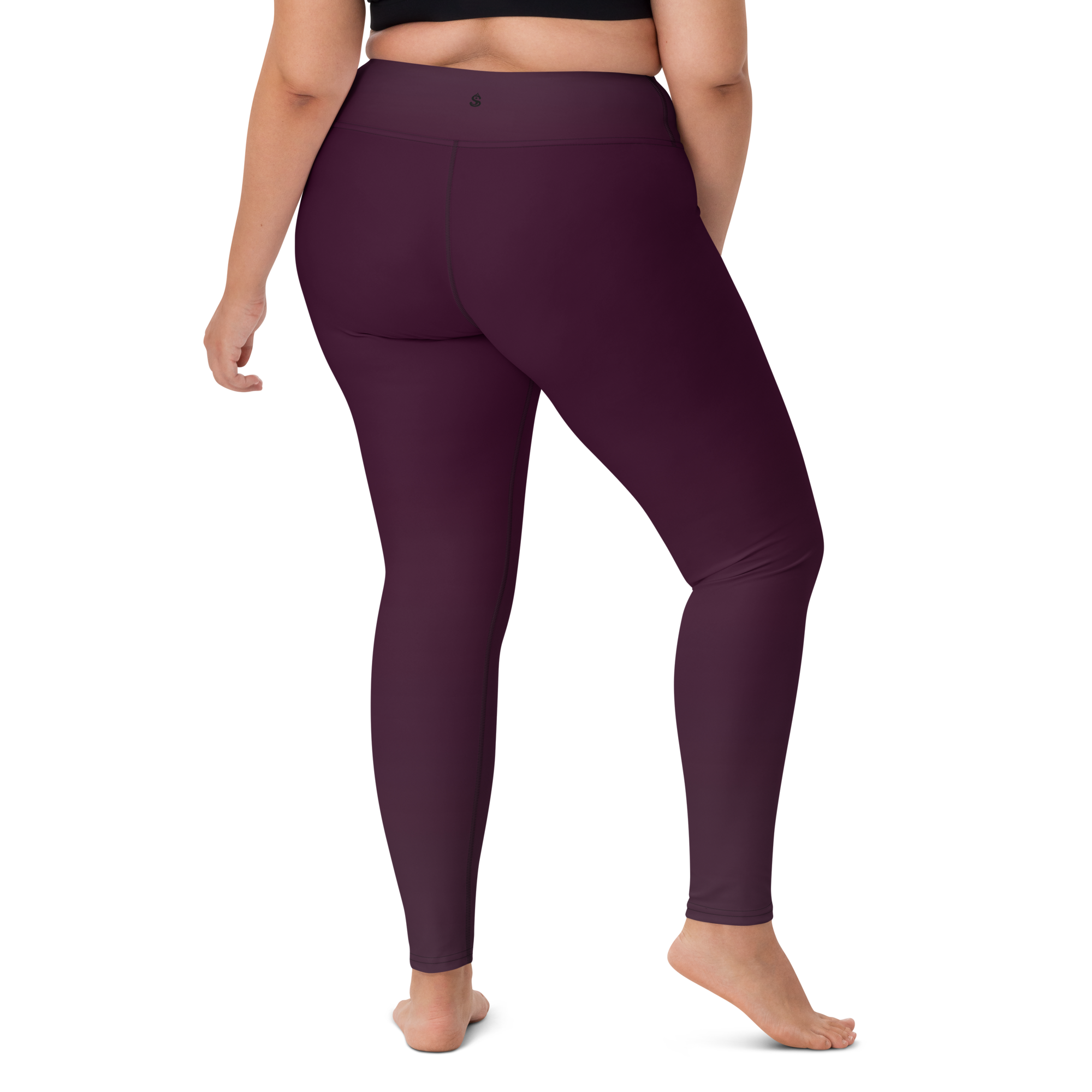 Faded - Eggplant High-Waist Leggings