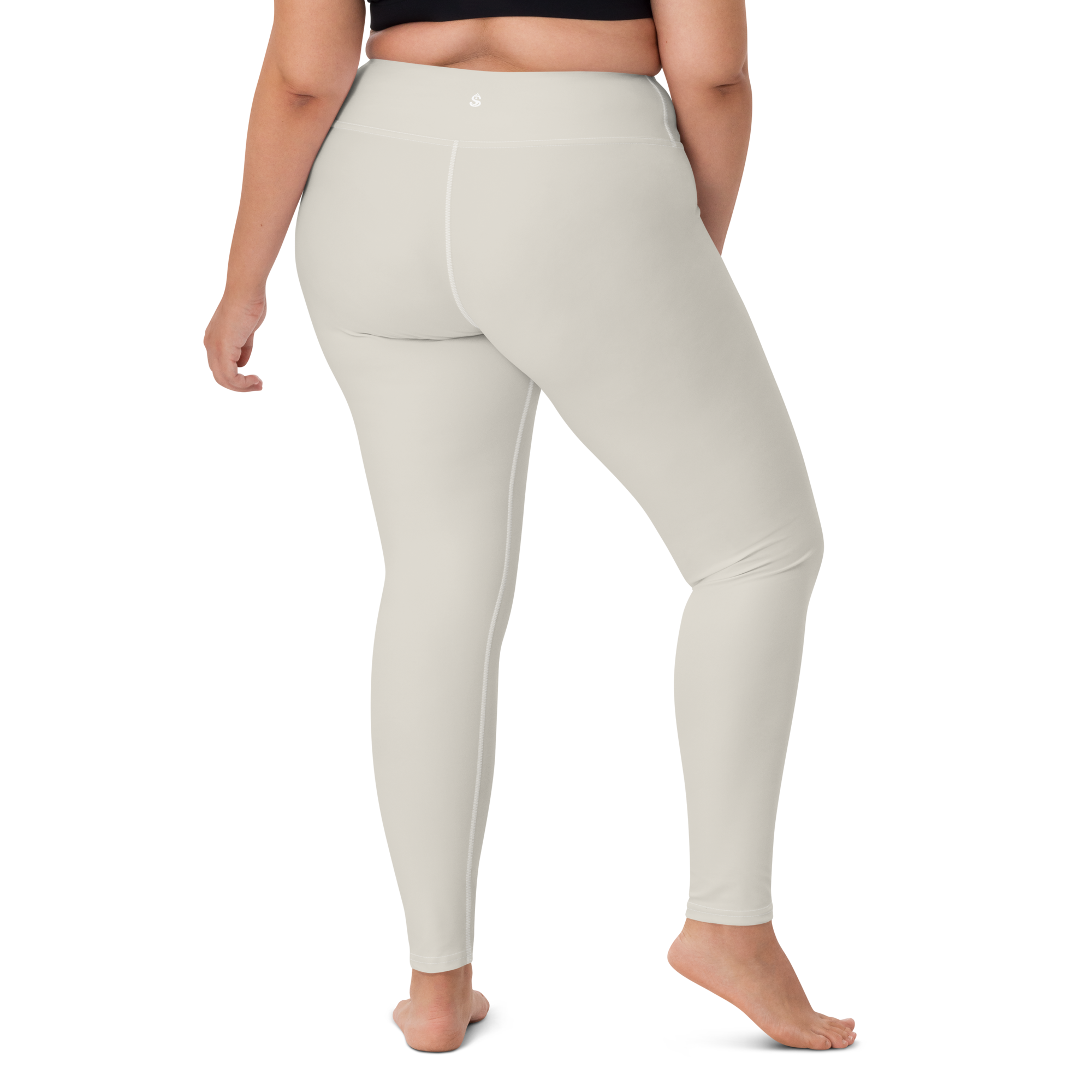 Basics - Bone High-Waist Leggings