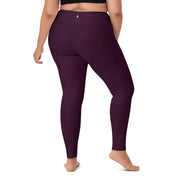 Basics - Eggplant High-Waist Leggings