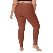 Basics - Terracotta High-Waist Leggings