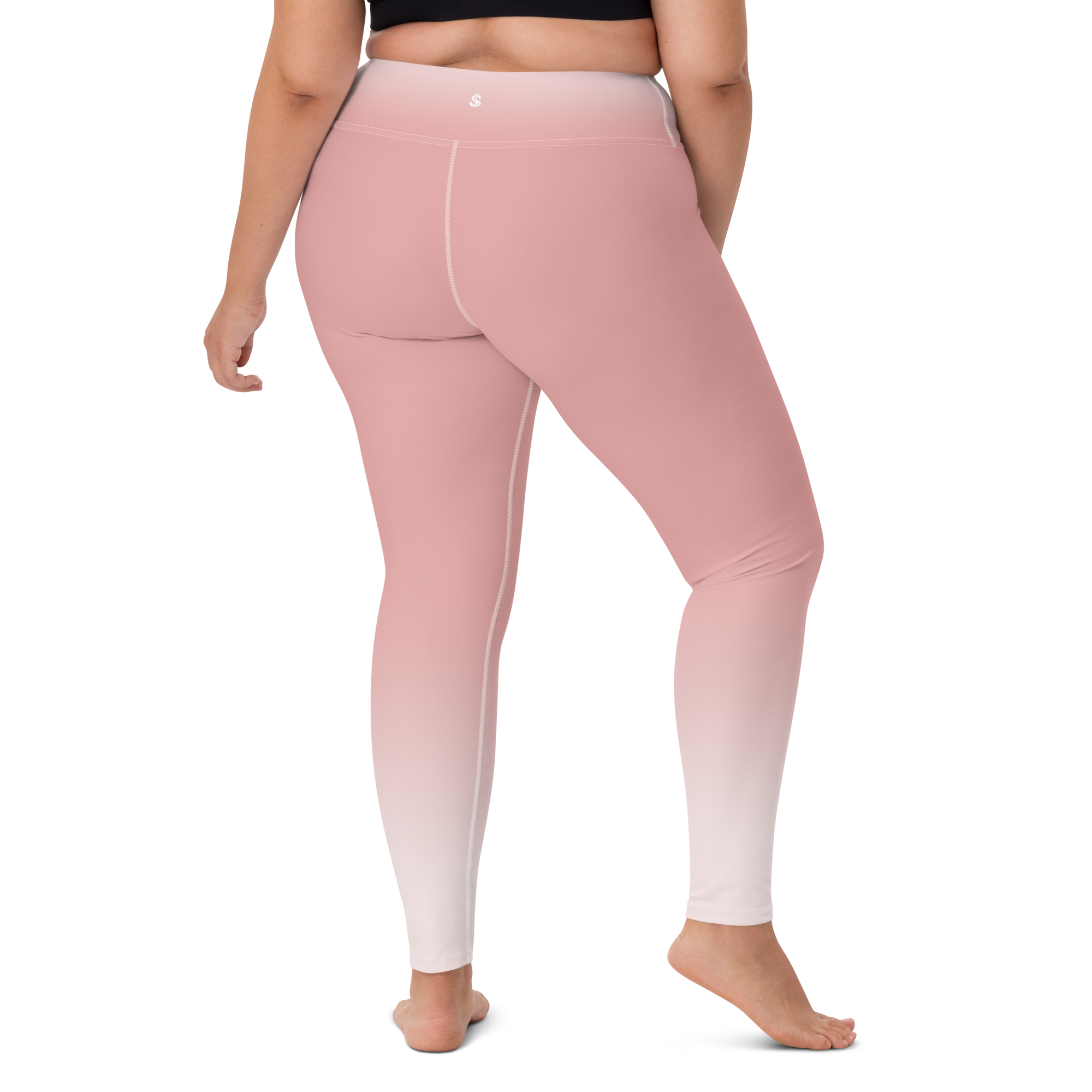 Rose Faded High-Waist Leggings