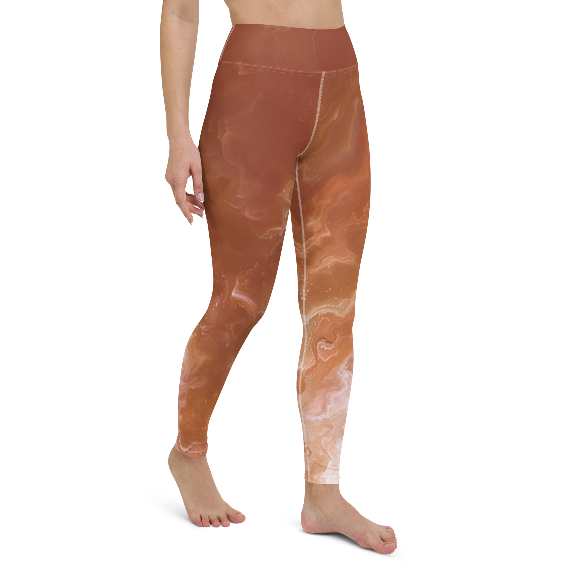 Awaken - Terracotta High-Waist Leggings