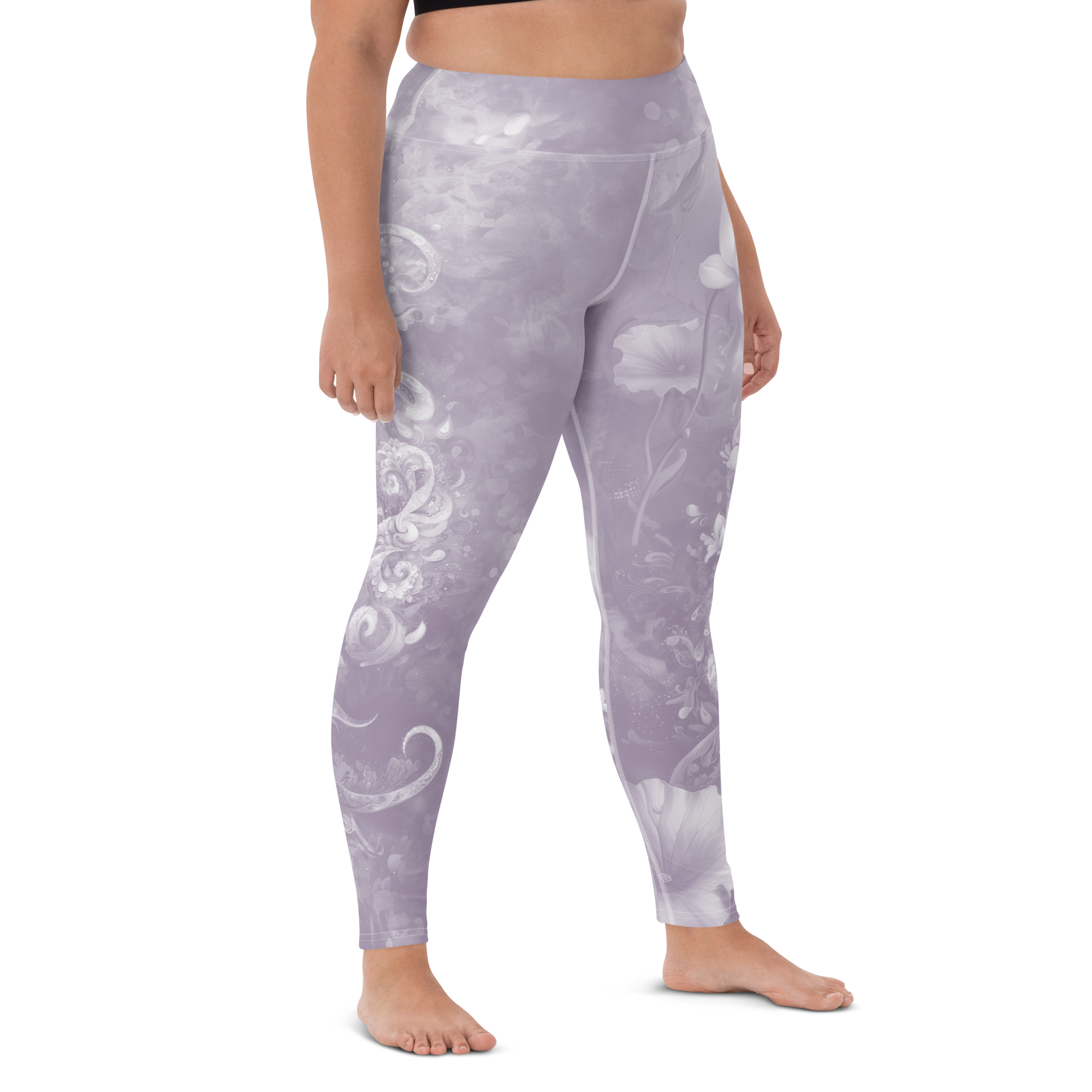 Believe - Lavender High-Waist Leggings