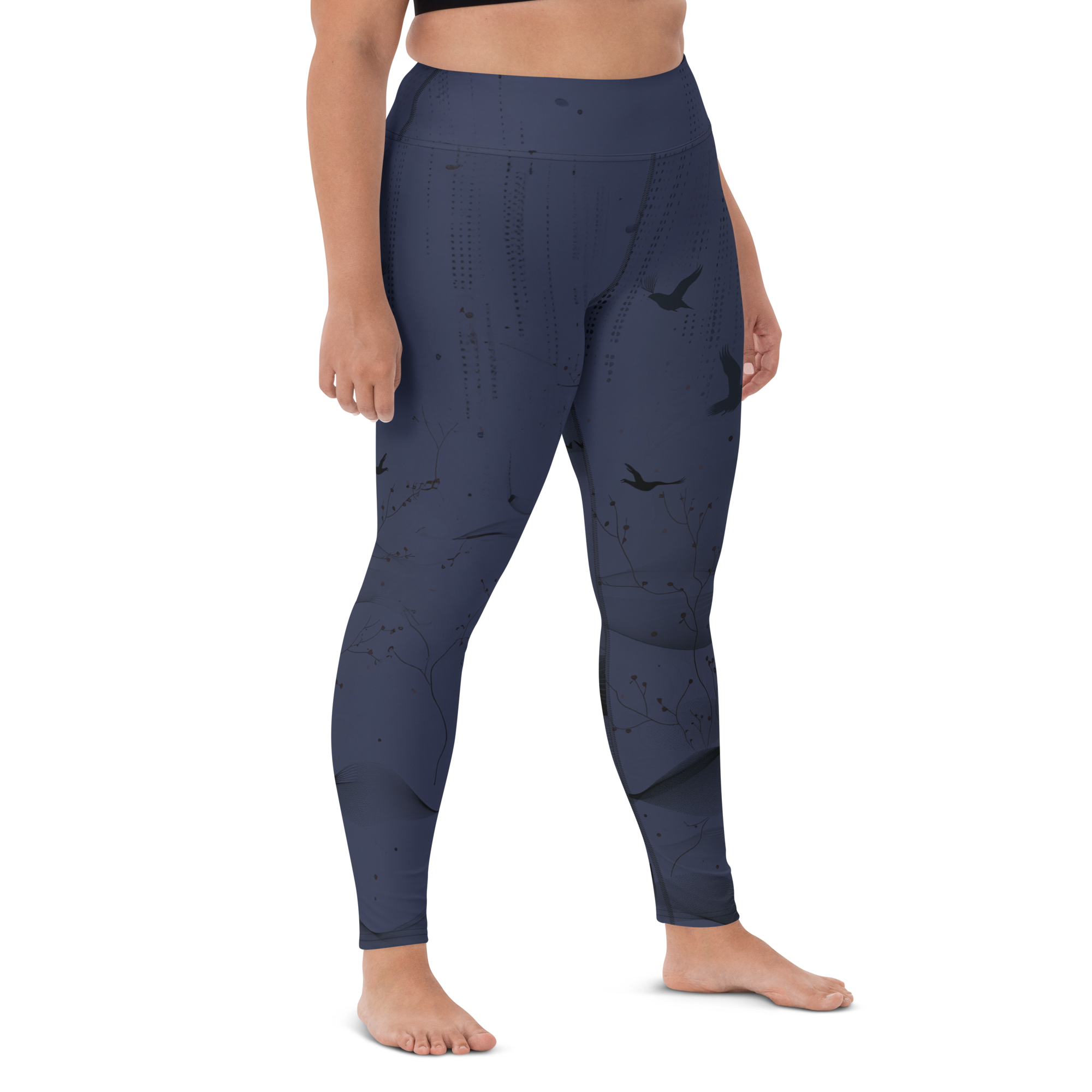 Inner - Navy High-Waist Leggings